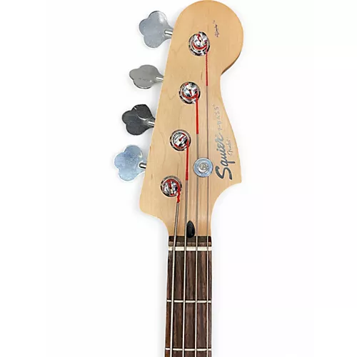 Used Squier Affinity Precision Bass Black Electric Bass Guitar Black - musicians--Friend