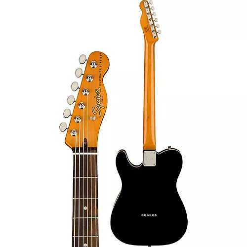 Squier Classic Vibe Baritone Custom Telecaster Electric Guitar Black - musicians--Friend