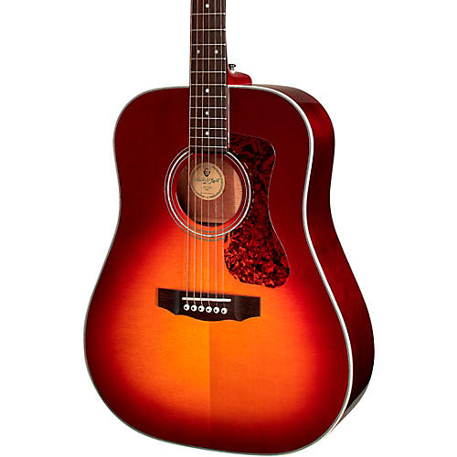 Guild D-140 Westerly Collection Dreadnought Acoustic Guitar Cherry Burst - musicians--Friend