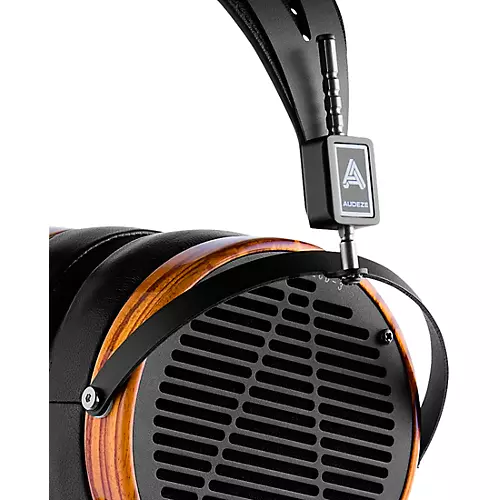 Audeze LCD-3 with Zebrano Wood Rings Leather-Free Black/Brown - musicians--Friend