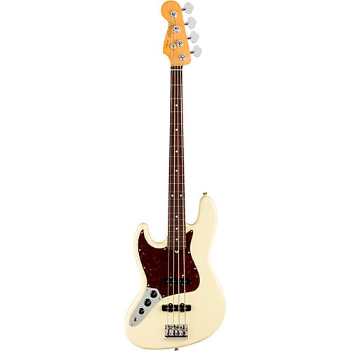 Fender American Professional II Jazz Bass Rosewood Fingerboard Left-Handed Olympic White - musicians--Friend