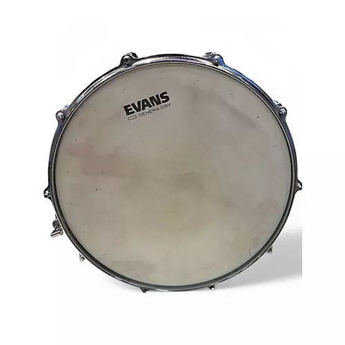 Used Yamaha 6X14 absolute hybrid maple Silver Sparkle Drum Silver Sparkle 13 - musicians--Friend