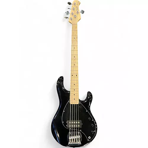 Used Sterling by Music Man Ray5 5 String Black Electric Bass Guitar Black - musicians--Friend
