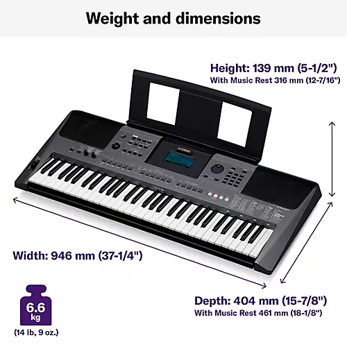 Yamaha PSR-I500 61-Key Portable Keyboard - musicians--Friend