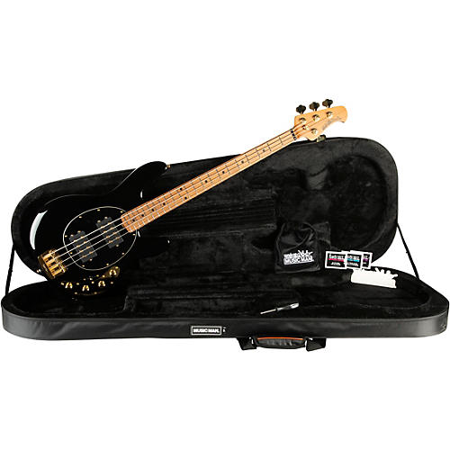Ernie Ball Music Man StingRay Special HH Electric Bass Guitar Black and Chrome - musicians--Friend