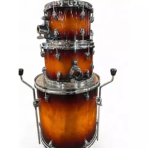 Used Pearl 5 Piece Export Tobacco Sunburst Drum Kit Tobacco Sunburst - musicians--Friend