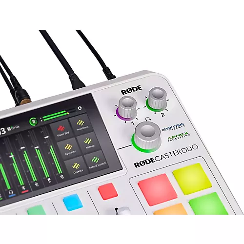 RODE RodeCaster Duo Streaming Mixer - White - musicians--Friend