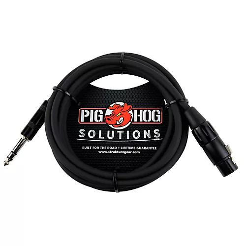 Pig Hog Solutions TRS(M) to XLR(F) Balanced Adapter Cable 20 ft. - musicians--Friend