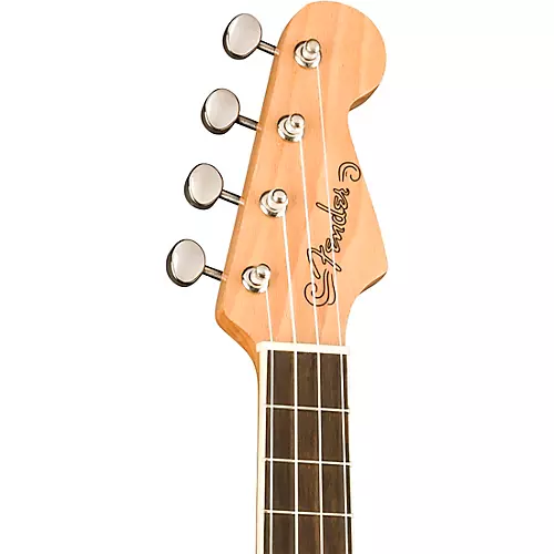 Fender Fullerton Stratocaster Acoustic-Electric Ukulele Black - musicians--Friend