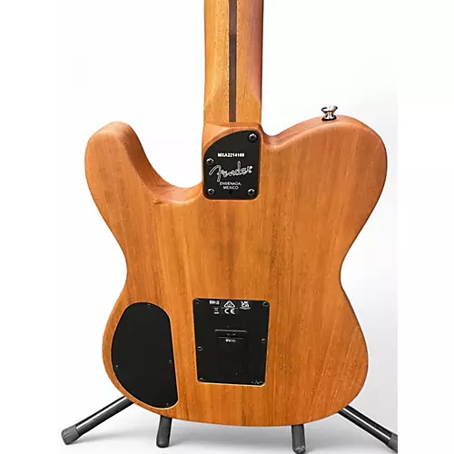 Used Fender Acoustasonic Player Telecaster Aged Natural Acoustic Electric Guitar Aged Natural - musicians--Friend