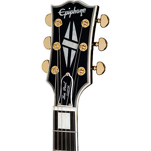 Epiphone Inspired by Gibson Custom Les Paul Custom Electric Guitar Ebony - musicians--Friend