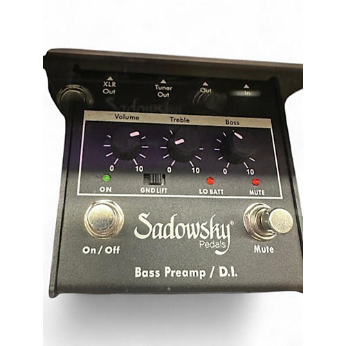 Used Sadowsky Pedals Bass Preamp / DI Bass Effect Pedal - musicians--Friend