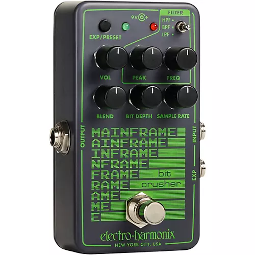 Electro-Harmonix Mainframe Bit Crusher Effects Pedal Gray - musicians--Friend
