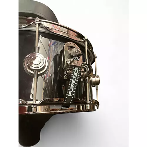 Used DW 14in BLACK NICKEL SNARE Black AND NICKEL Drum Black AND NICKEL 33 - musicians--Friend