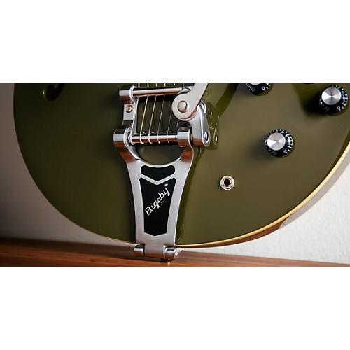Epiphone ES-335 Bigsby Semi-Hollow Electric Guitar Olive Drab - musicians--Friend