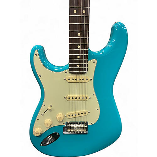 Used Fender American Professional II Stratocaster Left Handed Miami Blue Electric Guitar Miami Blue - musicians--Friend