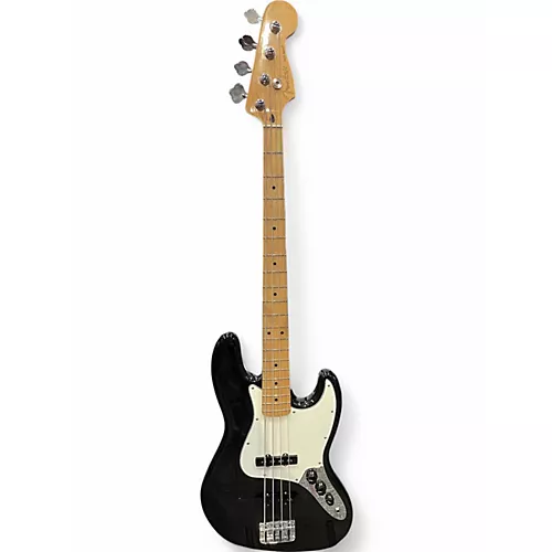 Used Fender Player Jazz Bass Black Electric Bass Guitar Black - musicians--Friend