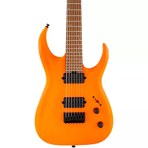 Jackson Pro Series Misha Mansoor Juggernaut HT7FM 7-String Electric Guitar Neon Orange - musicians--Friend