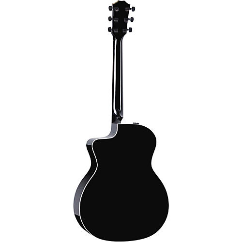 Taylor 214ce BLK Plus Grand Auditorium Acoustic-Electric Guitar Black - musicians--Friend