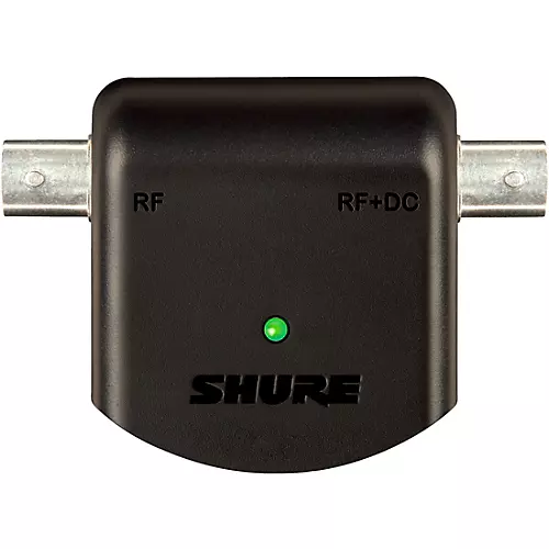 Shure UABIAST-US In-line adapter. Supplies 12V DC bias power over coaxial BNC cable, includes PS23US - musicians--Friend