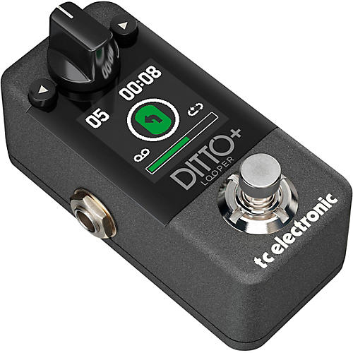 TC Electronic Ditto+ Looper Effects Pedal Black - musicians--Friend