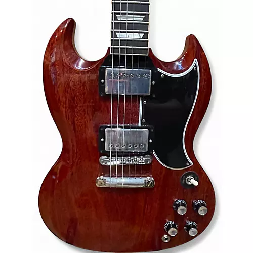 Used Gibson Custom 1961 Les Paul SG Standard Reissue Cherry Solid Body Electric Guitar Cherry - musicians--Friend
