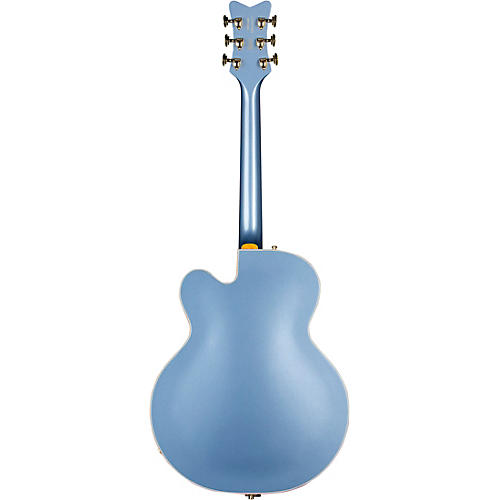 Gretsch Guitars Falcon Hollow Body with String-Thru Bigsby Electric Guitar Cerulean Smoke - musicians--Friend