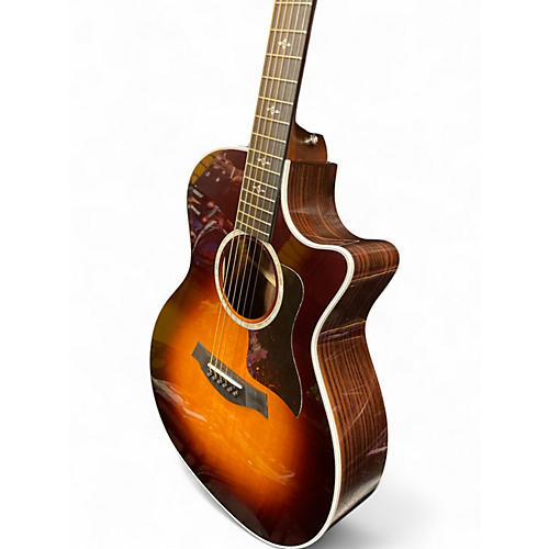 Used Taylor 414CE V-Class Sunburst Acoustic Electric Guitar Sunburst - musicians--Friend