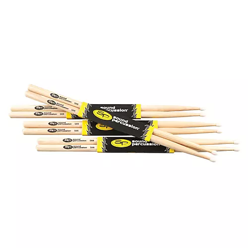Sound Percussion Labs Hickory Drum Sticks 4-Pack Funk Wood - musicians--Friend