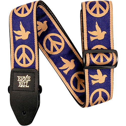 Ernie Ball Jacquard Polypro Guitar Strap Vanilla Rose - musicians--Friend