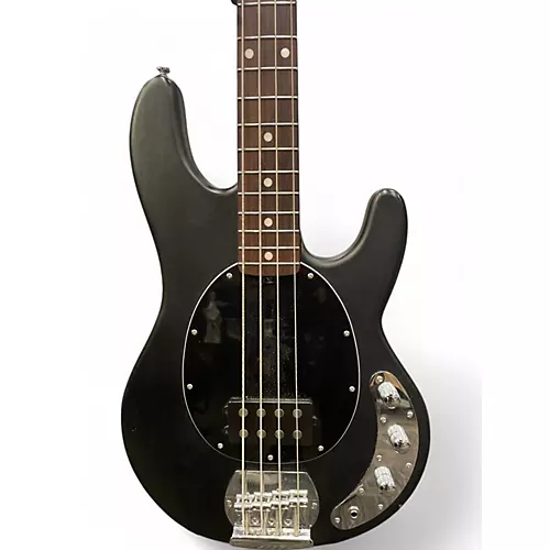 Used Sterling by Music Man STINGRAY Black Electric Bass Guitar Black - musicians--Friend