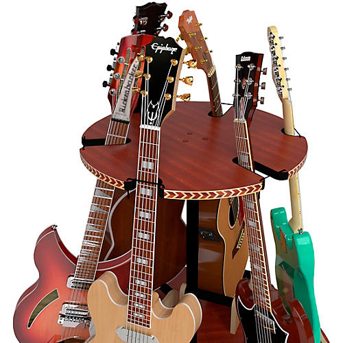 A&S Crafted Products Carousel Deluxe Multi Guitar Stand - musicians--Friend