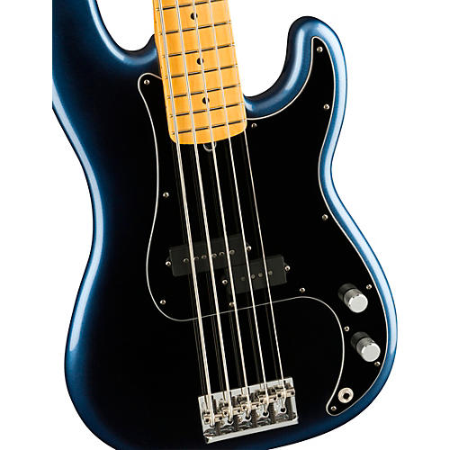 Fender American Professional II Precision Bass V Maple Fingerboard Miami Blue - musicians--Friend