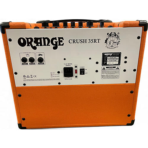 Used Orange Amplifiers Crush 35RT Guitar Combo Amp - musicians--Friend