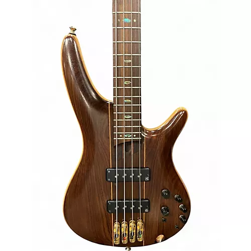 Used Ibanez SR1900 Natural Electric Bass Guitar Natural - musicians--Friend