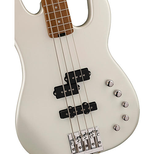 Charvel Pro-Mod San Dimas Bass PJ IV Platinum Pearl - musicians--Friend