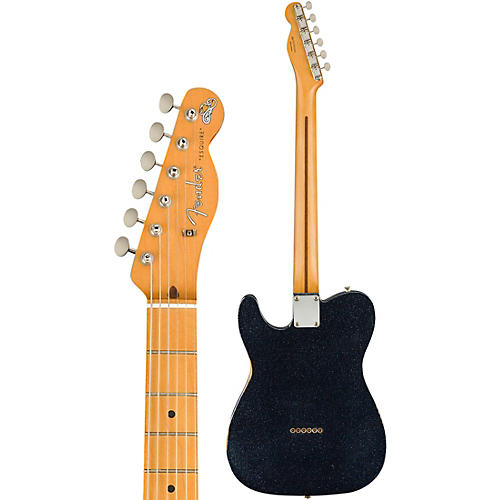 Fender Brad Paisley Esquire Electric Guitar Black Sparkle - musicians--Friend