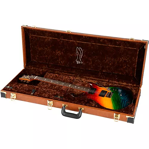 PRS Private Stock Custom 24-08 With Curly Maple Top Figured Mahogany Back and Neck, Brazilian Rosewood Fretboard, Pattern Regular Neck Shape Electric Guitar Darkside Cross Fade - musicians--Friend