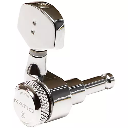 Graph Tech Electric Locking 3+3 Contemporary Tuning Machine Set 2-Pin Black - musicians--Friend