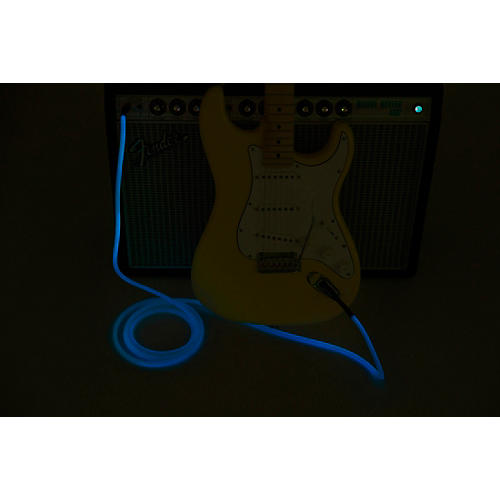 Fender Professional Series Glow in the Dark Straight to Straight Instrument Cable 10 ft. Orange - musicians--Friend
