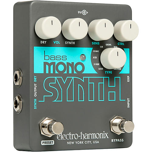 Electro-Harmonix Bass Mono Synth Bass Effects Pedal - musicians--Friend