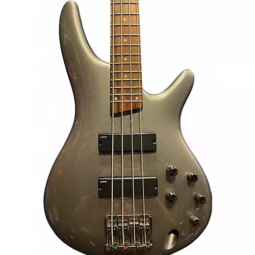 Used 2010s Ibanez SR300 METALLIC GREY Electric Bass Guitar METALLIC GREY - musicians--Friend