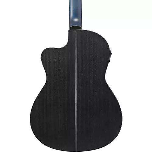 Ibanez GA5MHTCE Classical Nylon-String Acoustic-Electric Guitar Blue Berry - musicians--Friend