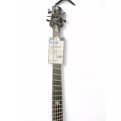 Used Spector Dimension HP  Silver Electric Bass Guitar Silver - musicians--Friend