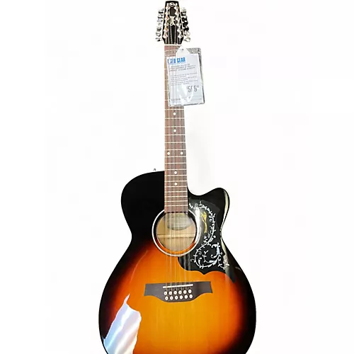 Used Seagull S12 CH CW SPRUCE SUNBURST GT PRESYS II Sunburst 12 String Acoustic Electric Guitar Sunburst - musicians--Friend