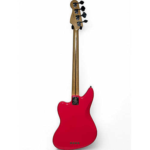 Used 2022 Fender Mark hopped hmnim custom class Pink Electric Bass Guitar Pink - musicians--Friend