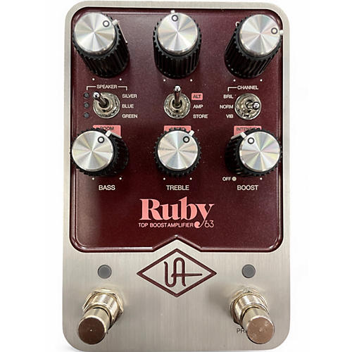 Used Universal Audio Ruby Top Boost Amplifier '63 Guitar Preamp - musicians--Friend