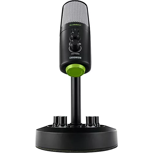 Open-Box Mackie EM-CHROMIUM Premium USB Condenser Microphone With Built-in 2-Channel Mixer Condition 2 - Blemished  197881102937 - musicians--Friend