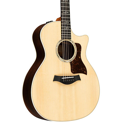 Taylor 414ce V-Class Special-Edition Grand Auditorium Acoustic-Electric Guitar Natural - musicians--Friend