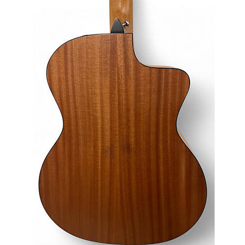 Used Taylor 114CE Left Handed Natural Acoustic Electric Guitar Natural - musicians--Friend
